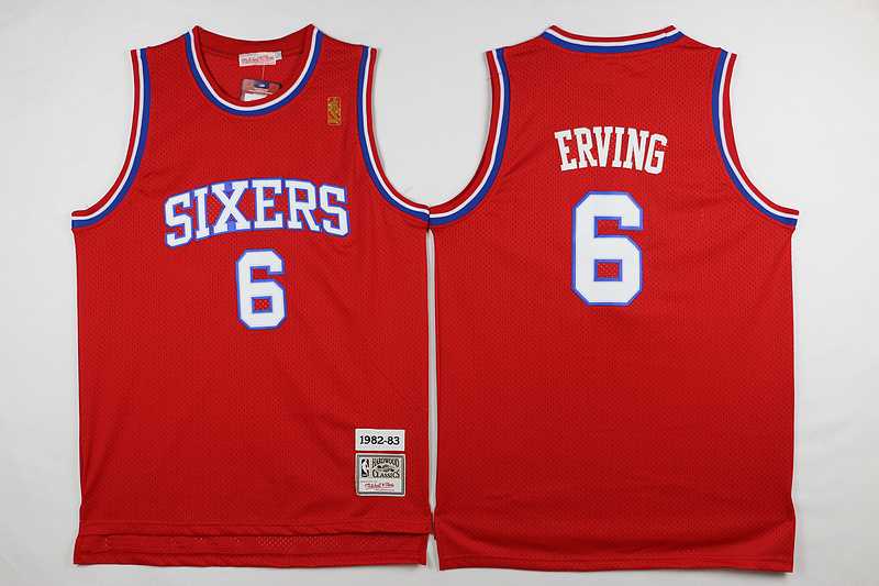 76ers 6 Julius Erving Red 1982 83 Hardwood Classics Red Jersey,We sell and wholesale 76ers 6 Julius Erving Red 1982 83 Hardwood Classics Red Jersey on line form chian!